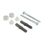 Timco Pan / Bidet Fixing Kit - Chrome