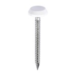 Timco Polymer Headed Nails A4 Stainless Steel 100 Pack - White