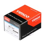 Timco Polymer Headed Pins 40mm - Colours - A4 Stainless Steel 250 Pack
