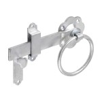 Timco Ring Gate Latch - Plain - Hot Dipped Galvanised