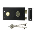 Timco Narrow Rim Sashlock Reverse Bolt - Epoxy Black