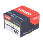 Timco Metal Construction Stitching Self Drilling Screws EPDM Washer Hex - Silver Organic