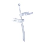Timco Spring Gate Fastener Set With Staple Catch - Hot Dipped Galvanised