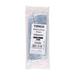 Timco Pair of Medium Strap Tee Hinges - Zinc