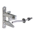 Timco Self Locking Gate Catch With Cranked Striker - Hot Dipped Galvanised