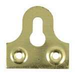 Timco Mirror Plates - Slotted - Electro Brass