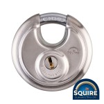 Timco Stainless Steel Disc Padlock - Keyed Alike - DCL1KA