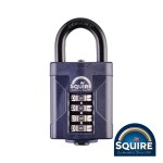 Timco Combination Padlock - Steel Open Shackle