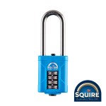 Timco Combination Padlock - Stainless Steel Long Shackle