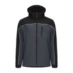 Timco Softshell Jacket - Grey/Black
