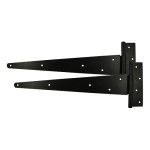 Timco Pair of Strong Tee Hinges - Black