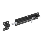 Timco Straight Tower Bolt - Black