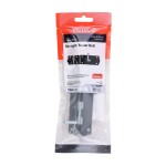 Timco Straight Tower Bolt - Black