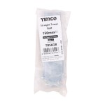 Timco Straight Tower Bolt - Hot Dipped Galvanised