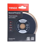 Timco General Purpose Tile & Ceramic Diamond Blade - Continuous