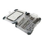 Timco Mixed Tray 91pc Screws, Plug & Drill Bit - A2 Stainless Steel