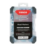 Timco Mixed Tray 291pc Washers - Zinc
