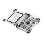 Timco Mixed Tray 199pc Set Screws Nuts Washers - Zinc