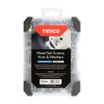 Timco Mixed Tray 199pc Set Screws Nuts Washers 