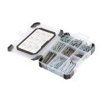 Timco Mixed Tray 495pc Pins & Nails - Bright