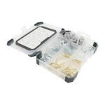 Timco Mixed Tray 133pc Hooks & Eyes