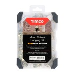 Timco Mixed Tray 179pc Picture Hanging Kit
