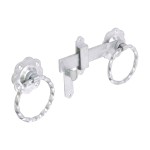 Timco Ring Gate Latch - Twisted - Hot Dipped Galvanised