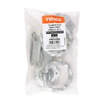 Timco Ring Gate Latch - Twisted - Hot Dipped Galvanised