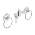 Timco Ring Gate Latch - Twisted - Hot Dipped Galvanised