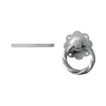 Timco Ring Gate Latch - Twisted - Hot Dipped Galvanised