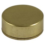 Timco Threaded Screw Caps - Solid Brass - Satin