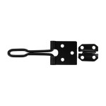 Timco Wire Pattern Hasp & Staple - Black