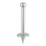 Timco Masonry Nails Washered - Zinc