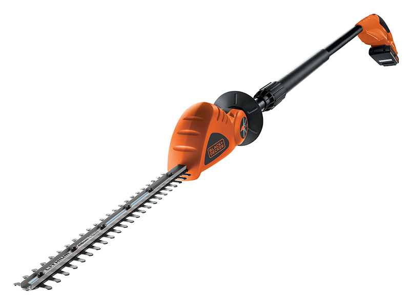 Black & Decker B/DGTC1843L GTC1843L Cordless Pole Hedge Trimmer 18V 1 x 2.0Ah Li-ion