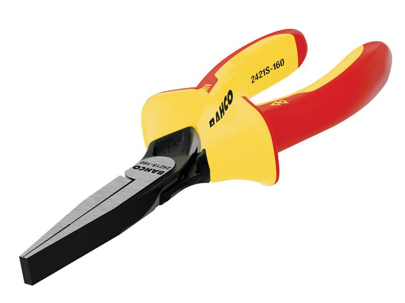 Bahco 2421S ERGO Insulated Flat Nose Pliers