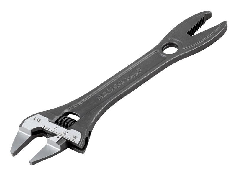 Bahco BAH31T 31-T Thin Jaw Adjustable Spanner with Serrated Pipe Jaws