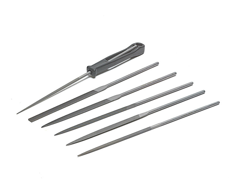 Photo of Bahco BAH470 2-470-16-2-0 Needle File Set of 6 Cut 2 Smooth 160mm (6.2in)