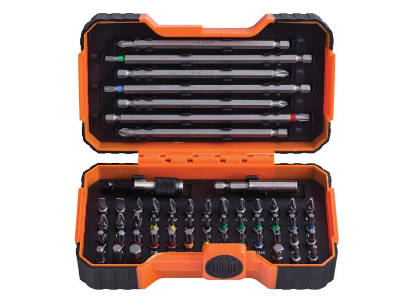 Bahco BAH59S54BC 59/S54BC Colour-Coded Bit Set, 54 Piece