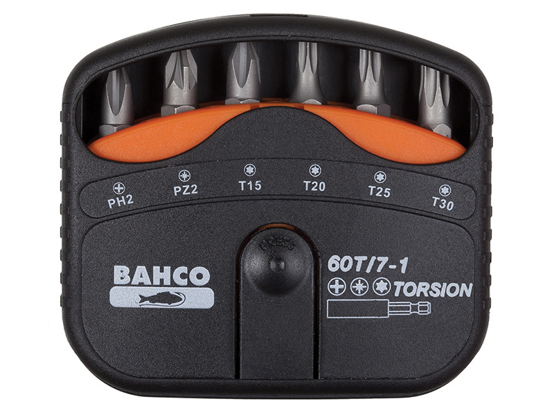 Bahco BAH60T7 60T/7-1 Torsion Bit Set, 7 Piece