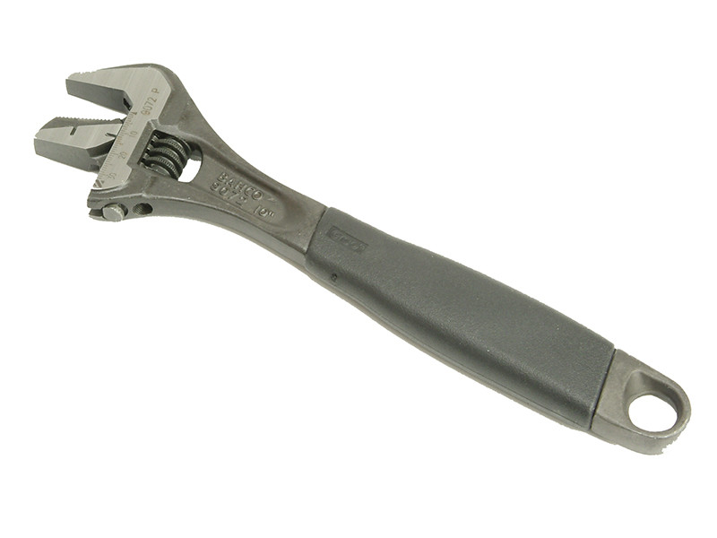Bahco 907P Black ERGO™ Adjustable Wrench Reversible Jaw