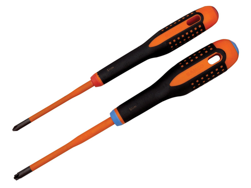 Bahco BAH9890SL Insulated ERGO™ SLIM Combi Screwdriver Twin Pack