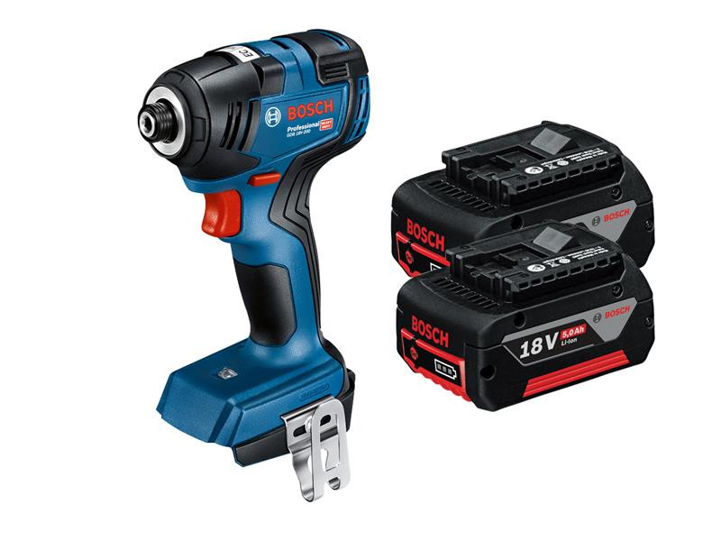 Bosch GDR18V200 GDR 18V-200 Professional Impact Driver 18V 2 x 5.0Ah Li-ion