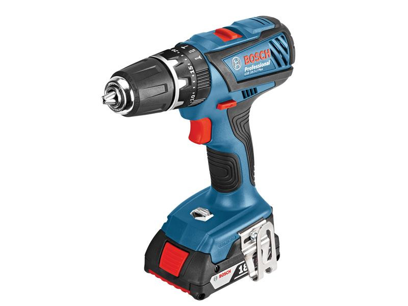 Bosch GSB18V21 GSB 18V 21 Combi Drill 18V 2 x 4.0Ah Li ion Fixings Store