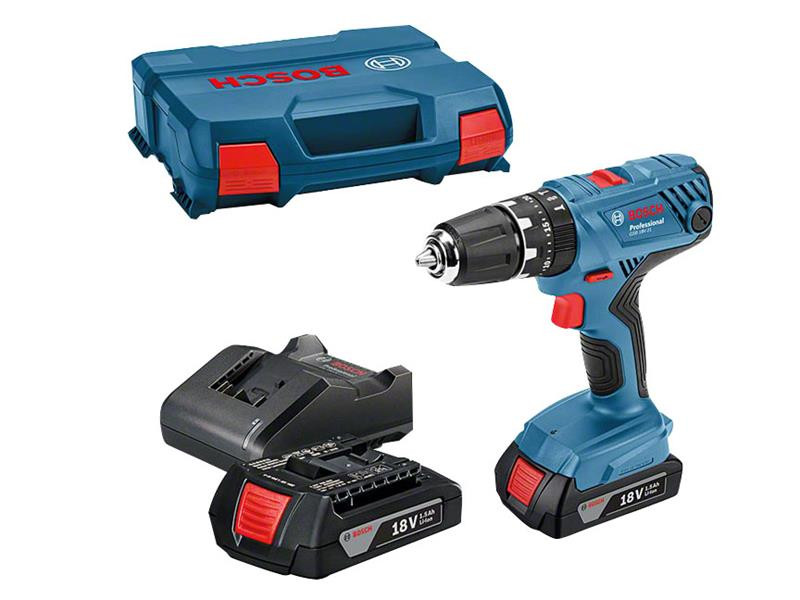 Bosch GSB18V215 GSB 18V-21 Combi Drill 18V 2 x 1.5Ah Li-ion