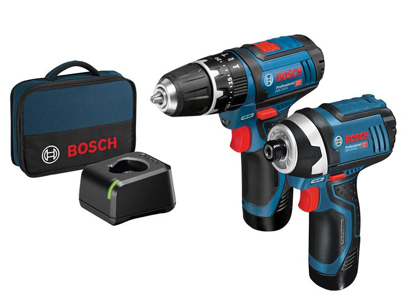 Bosch GSBGDR12 06019A6979 Twin Pack 12V 2 x 2.0Ah Li-ion