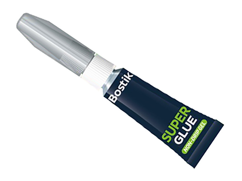 Bostik 806153 Superglue Non-Drip Gel Tube 3g