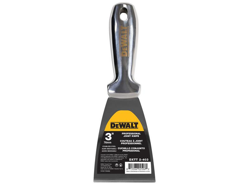DEWALT DDW24 Stainless Steel Jointing/Filling Knife 75mm (3in)