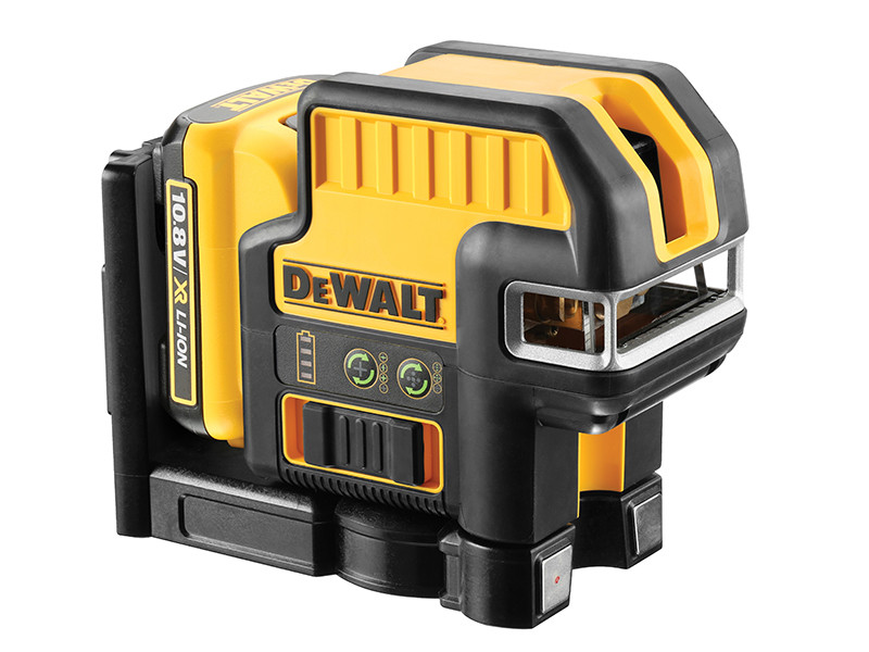 DEWALT DCE825 5 Spot Cross Line Lasers Green 12V