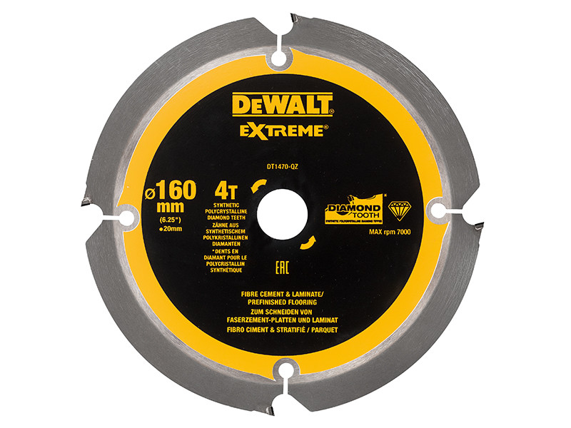 DEWALT DT147QZ Extreme PCD Fibre Cement Saw Blades