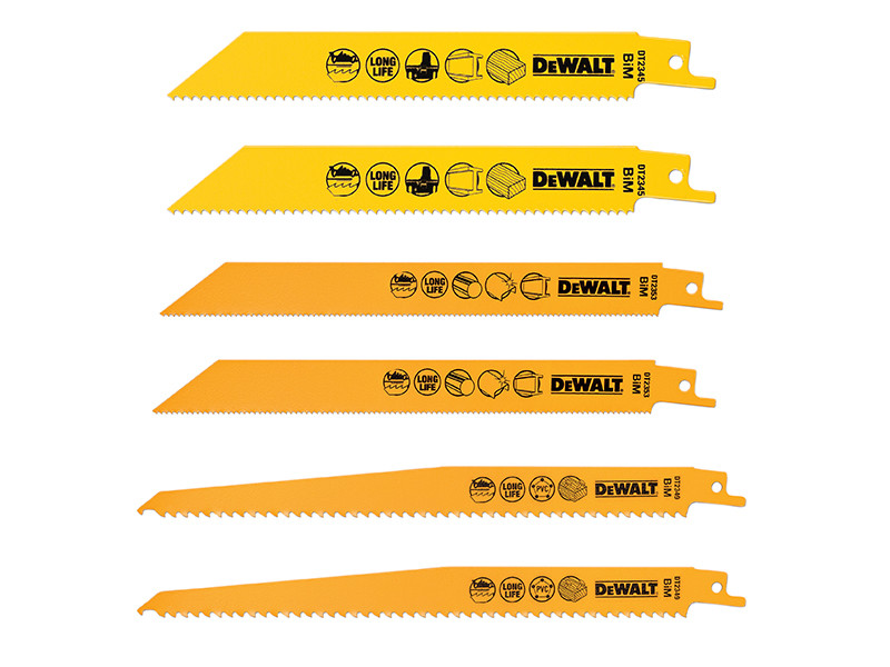 DEWALT DT244QZ Reciprocating Saw Blade Sets